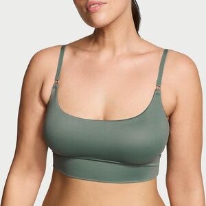 Feathersoft Essentials Bralette / Faded Sage / Size XL